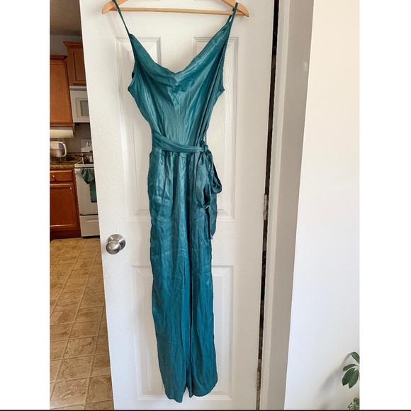 NWT Anthro Bl^nk Alizia Cowl Neck Jumpsuit - Picture 4 of 8